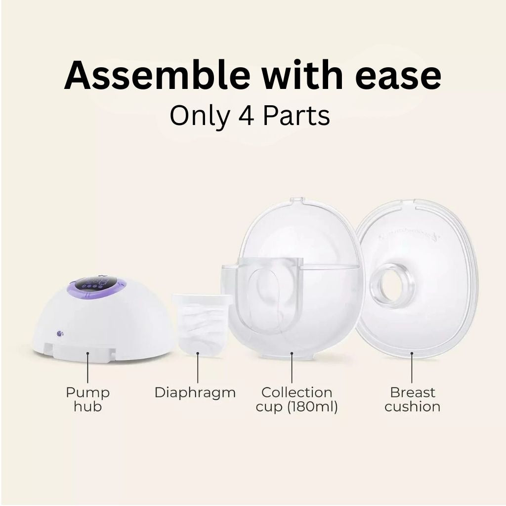 Wearable breast pump