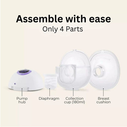 Wearable breast pump